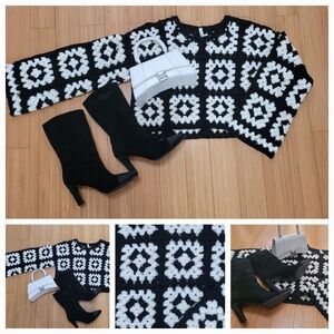 Crochet Sweater / M/L